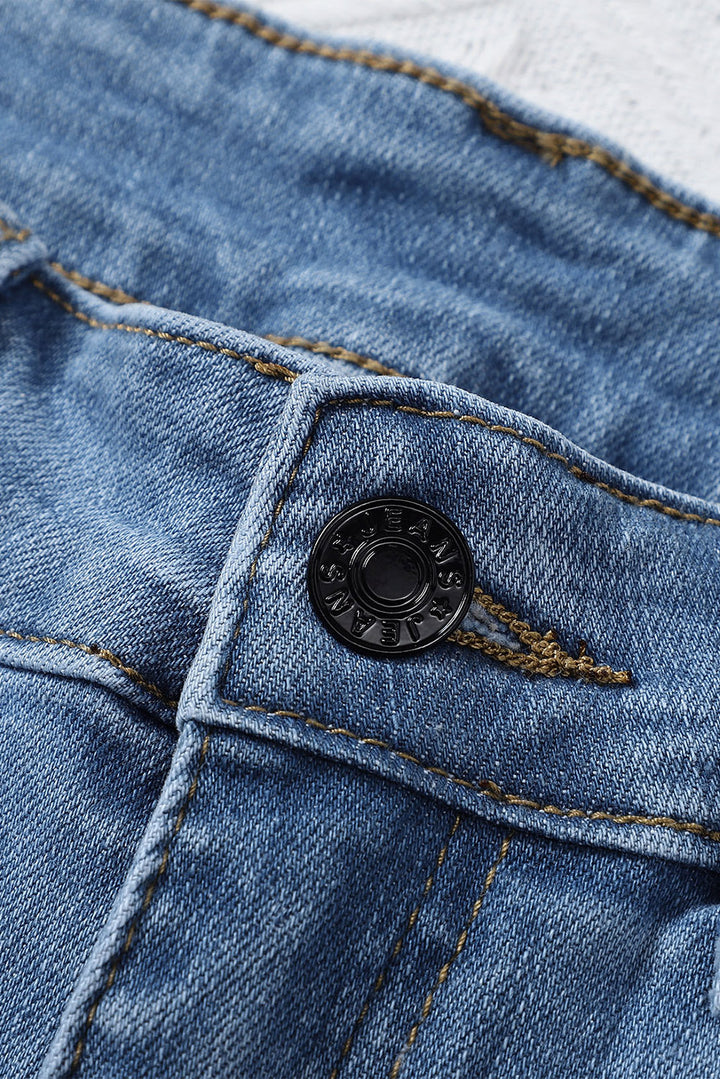 Vyretta Distressed Straight Denim