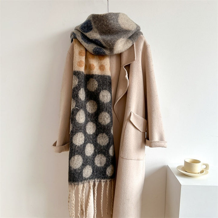 Allegra Polka Dots Scarf