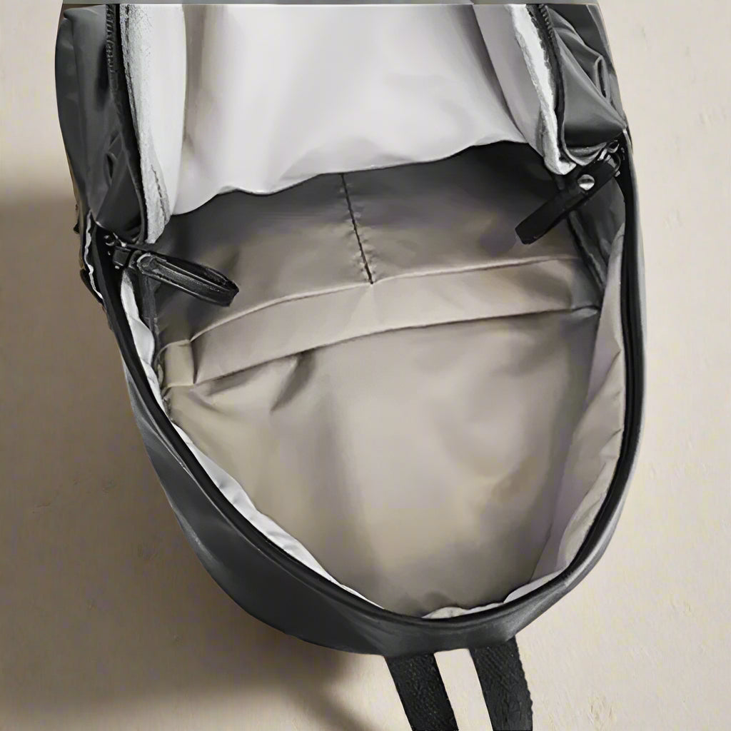 Ashen™ PU Leather Zip Backpack
