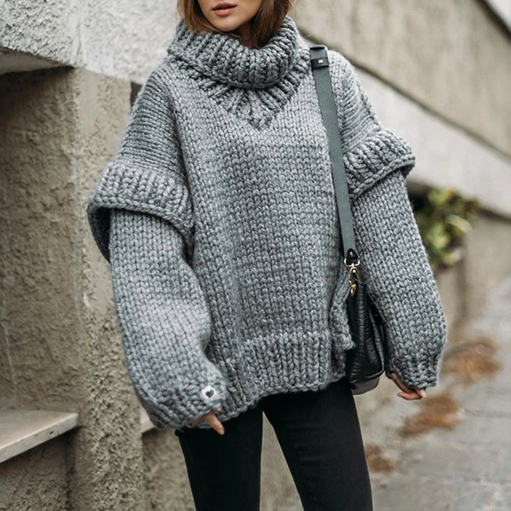 Auroria™ Wool Blend Turtleneck Sweater