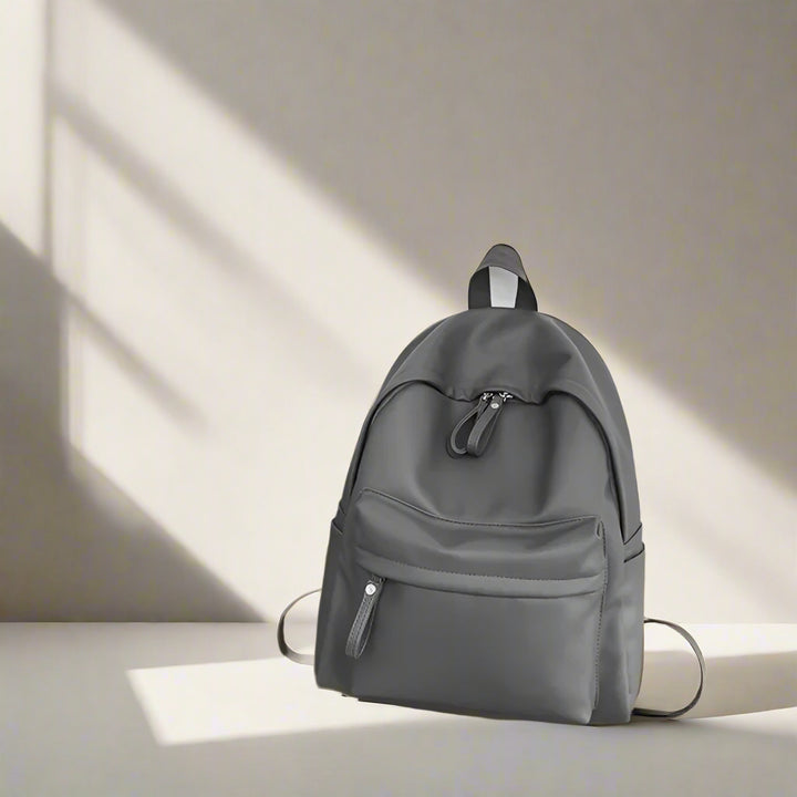Ashen™ PU Leather Zip Backpack