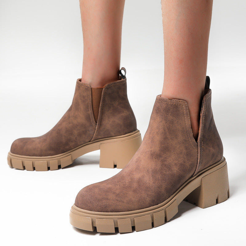 Ravencourt™ Chunky Heel Chelsea Boots