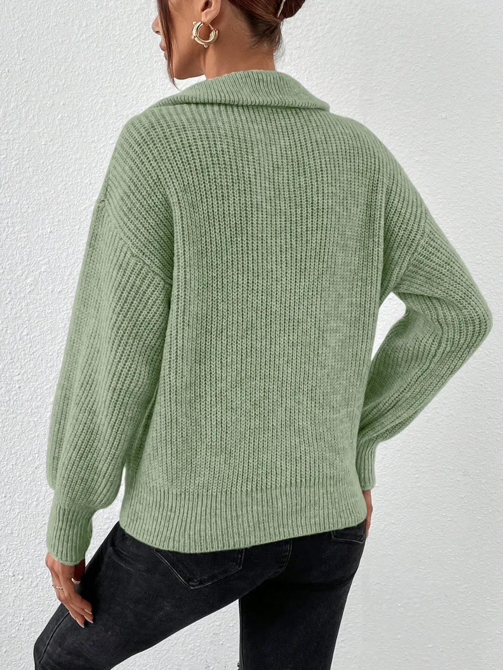 Mirella Half-Zip Relaxed Sweater