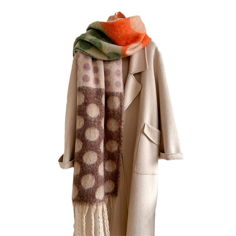 Allegra Polka Dots Scarf