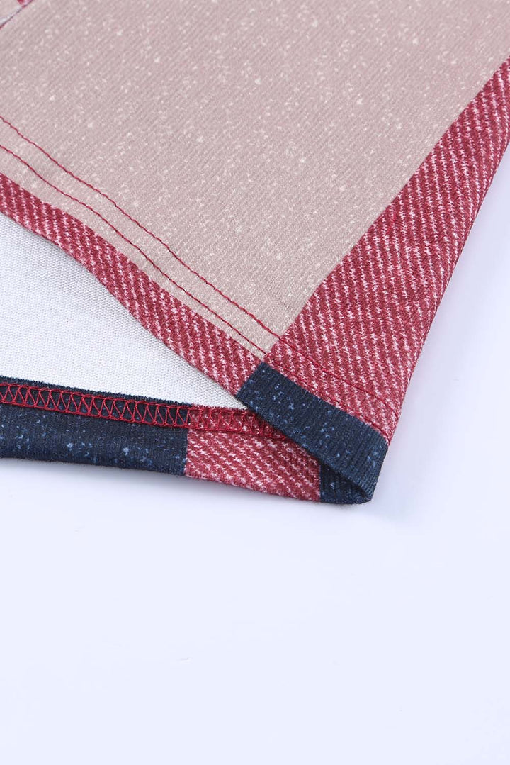 Marvane™ Draped Plaid Cardigan