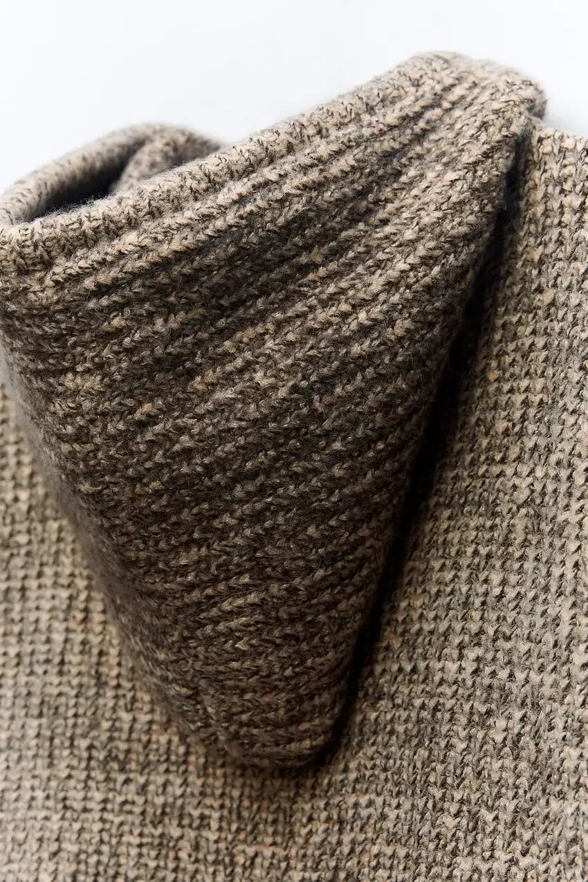 Aurelia Oversized Knit Hoodie Jacket