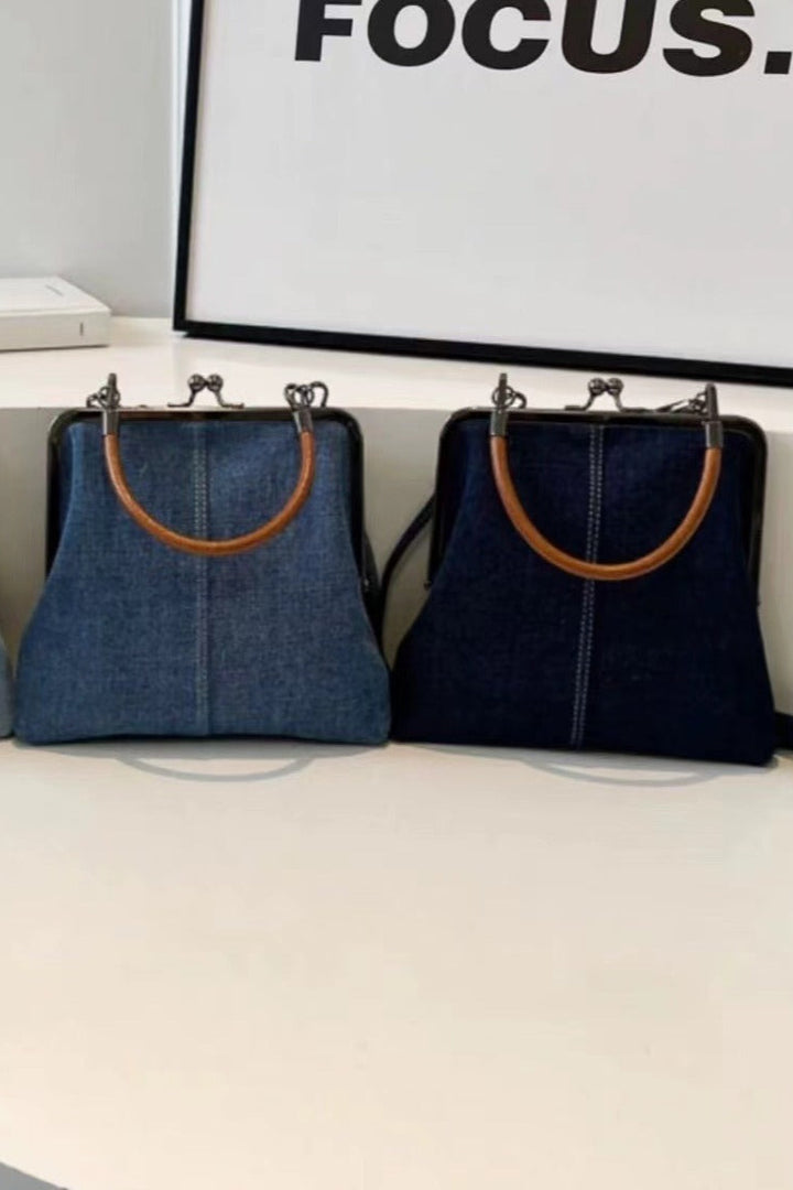 Selvara™ Handmade Denim Crossbody Bag