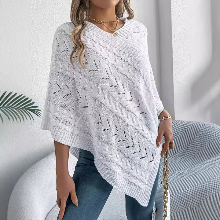 Seralyn Knit Cape Sweater