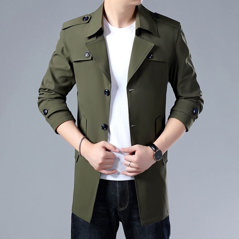 Aelivor™ Men’s Trench Coat