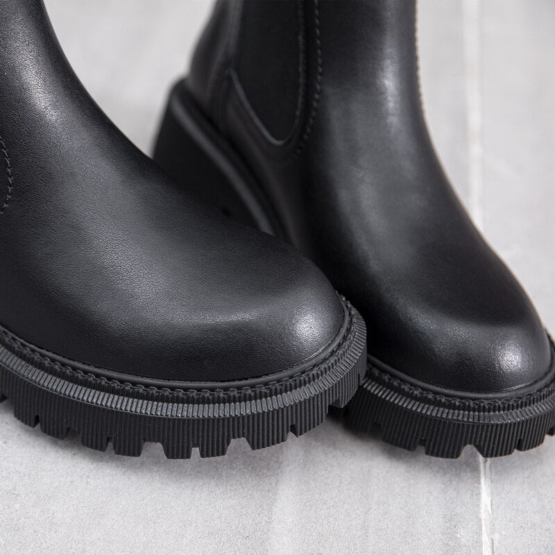 Aveline™ Leather Chelsea Boots