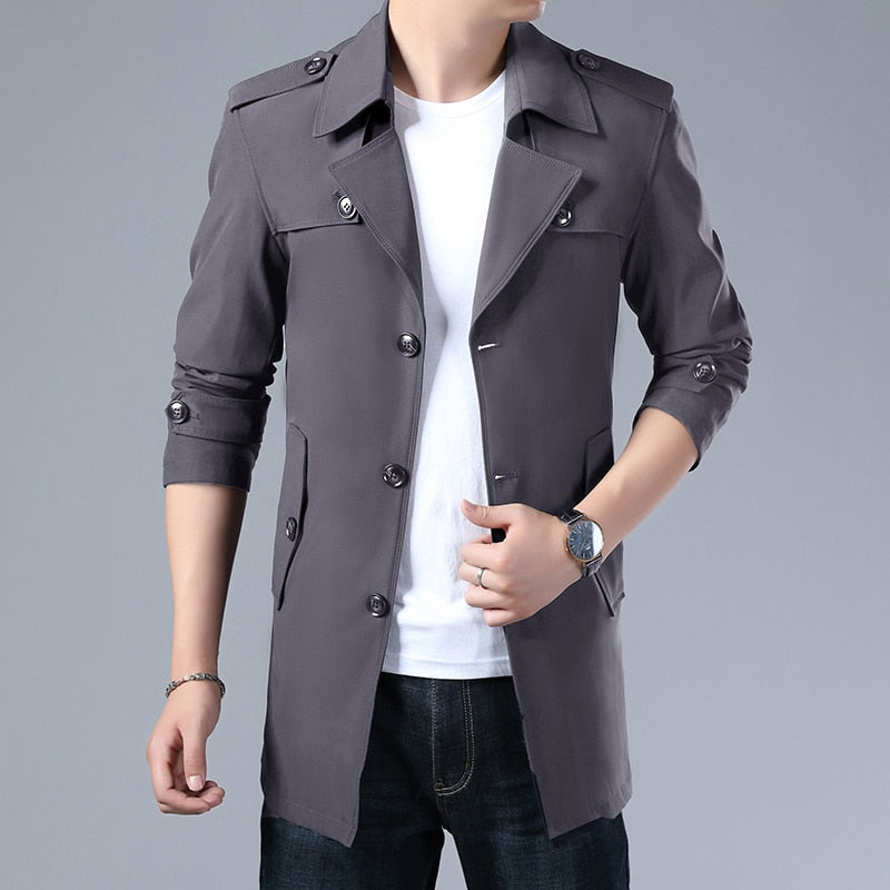 Aelivor™ Men’s Trench Coat