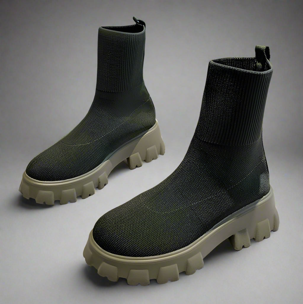 Zeriah™ Chunky Knit Sock Boots