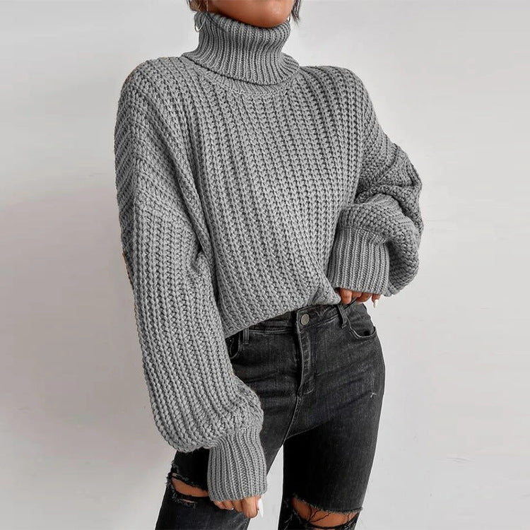 Chainra™ Knitted Turtleneck Sweater