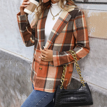 Lunvera™ Plaid Vintage Blazer