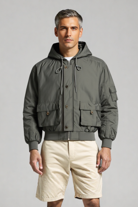 Lyverra™ Vintage Multi-Pocket Lyocell Coat