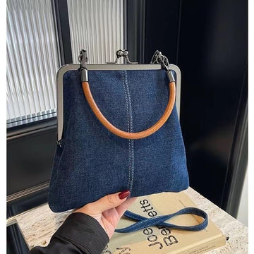 Selvara™ Handmade Denim Crossbody Bag