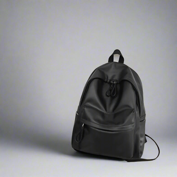 Ashen™ PU Leather Zip Backpack
