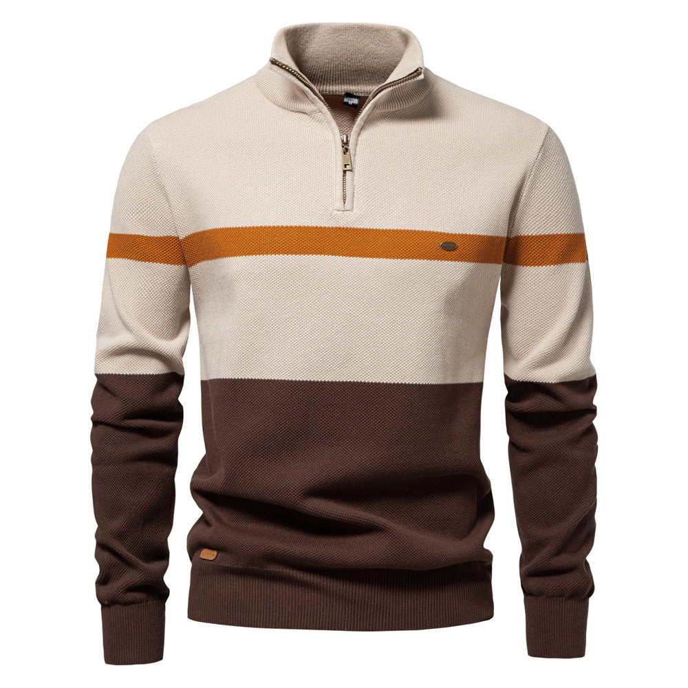 Arden Men’s Colorblock Zip Sweater