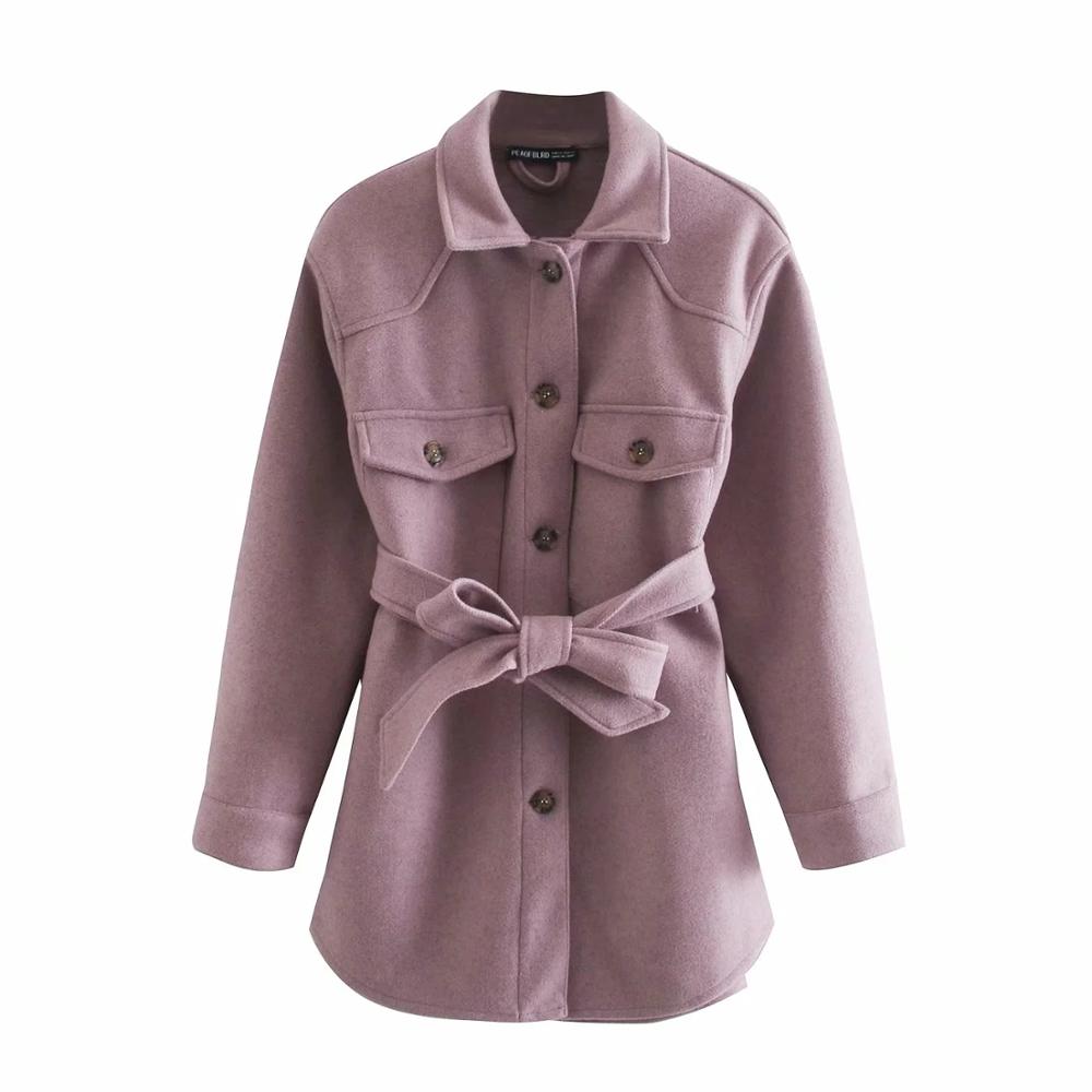 Valérie Belted Wool-Touch Jacket
