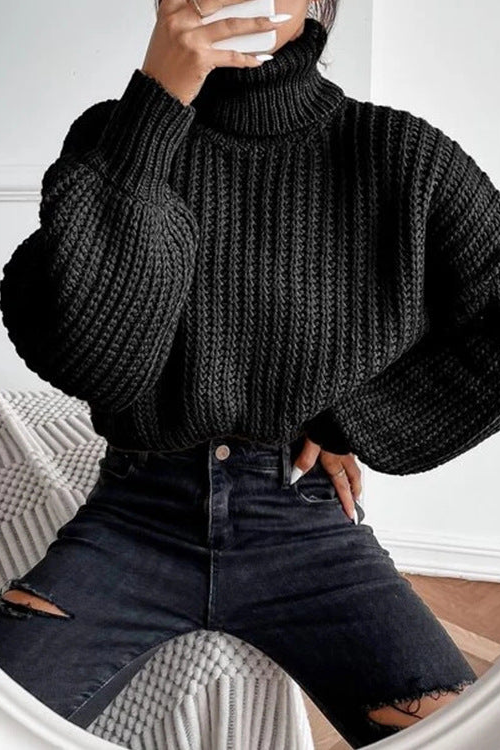 Chainra™ Knitted Turtleneck Sweater