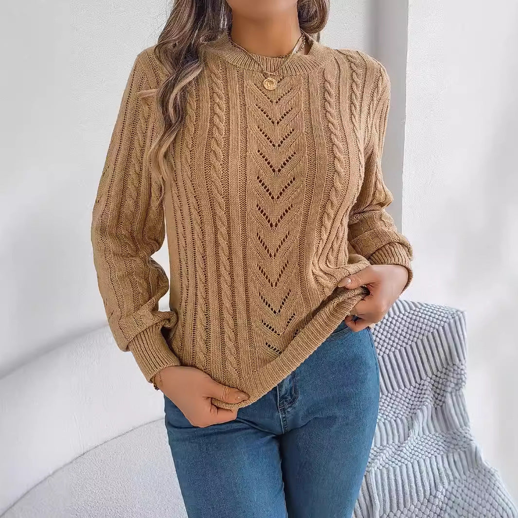 Cavelle Textured Knit Sweater