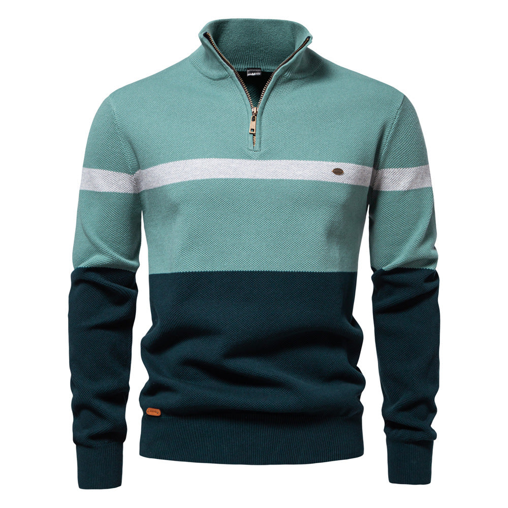 Arden Men’s Colorblock Zip Sweater