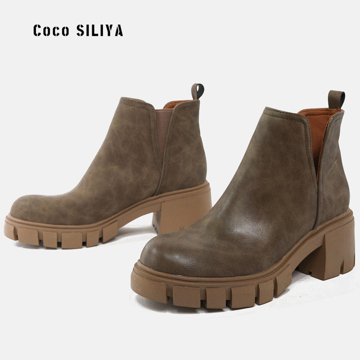 Ravencourt™ Chunky Heel Chelsea Boots