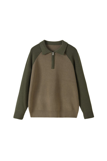 Lovan Men’s Half-Zip Polo