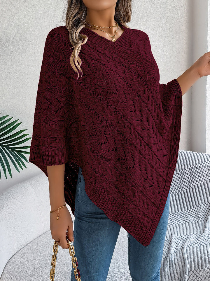 Seralyn Knit Cape Sweater