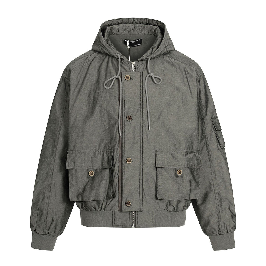Lyverra™ Vintage Multi-Pocket Lyocell Coat