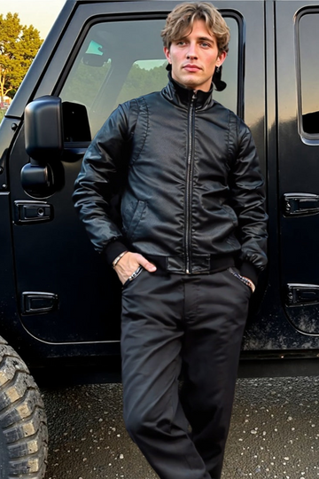 Ravere™ Heavyweight PU Leather Jacket