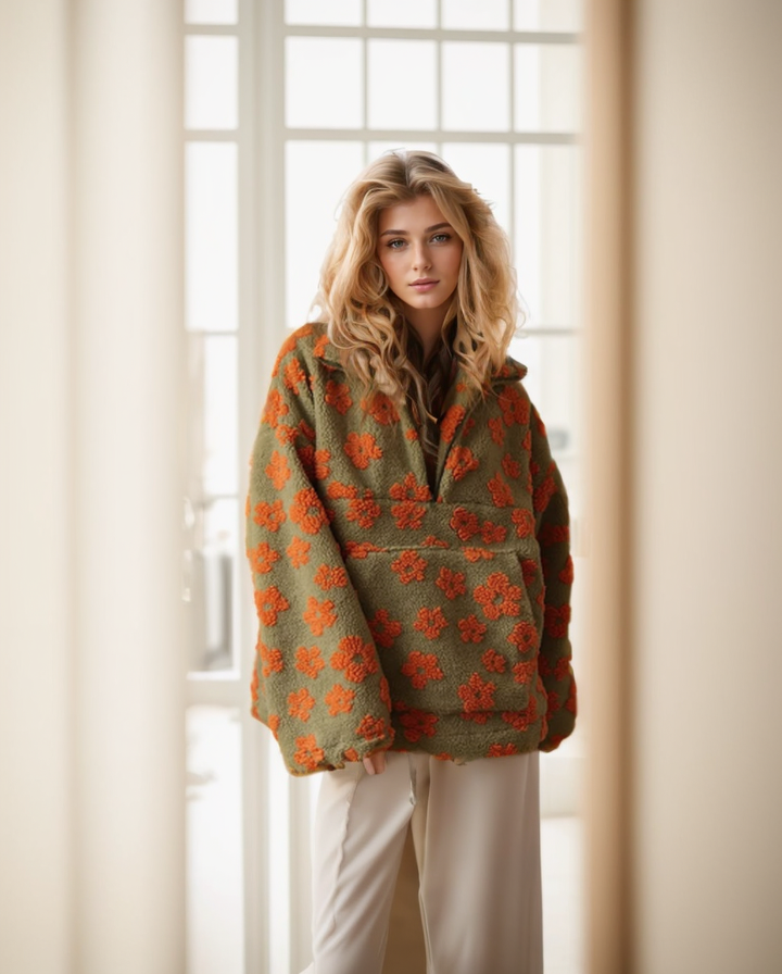 Fleura Cozy Zip Pullover