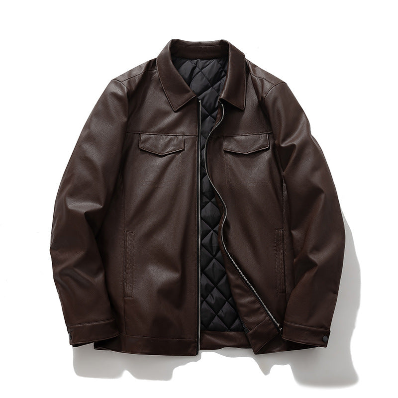 Veynor™ PU Leather Padded Jacket