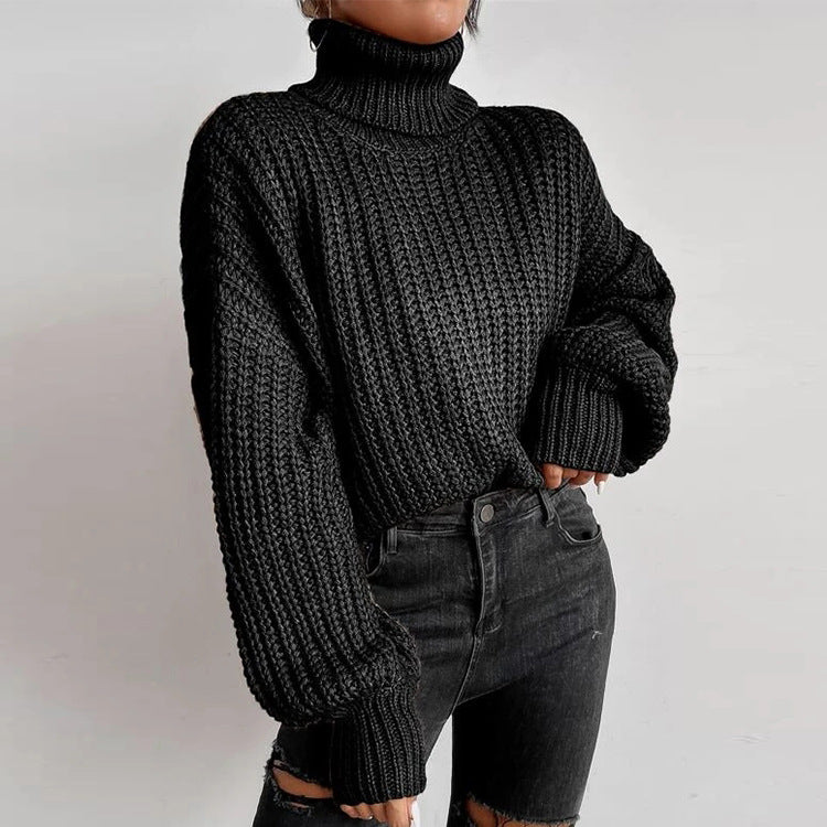 Chainra™ Knitted Turtleneck Sweater
