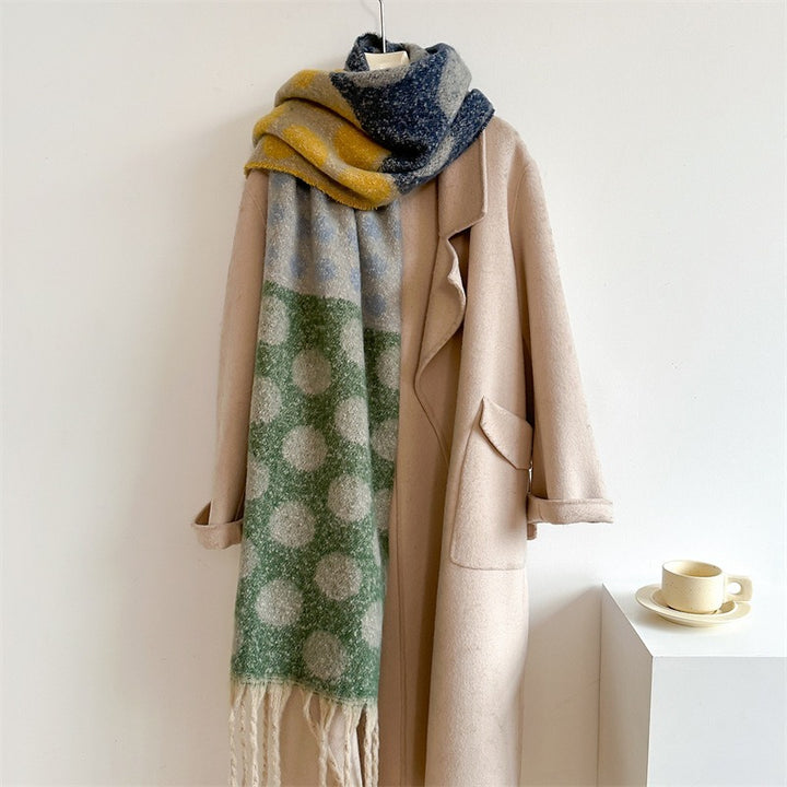 Allegra Polka Dots Scarf