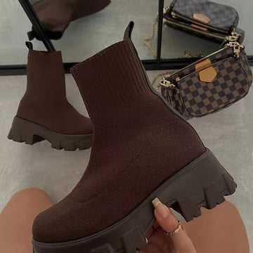 Zeriah™ Chunky Knit Sock Boots