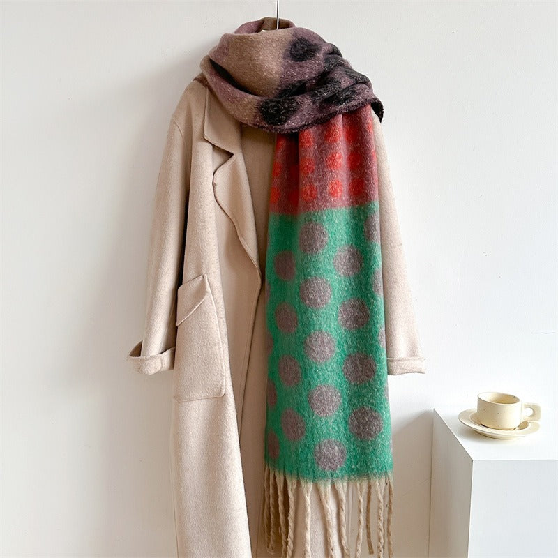 Allegra Polka Dots Scarf