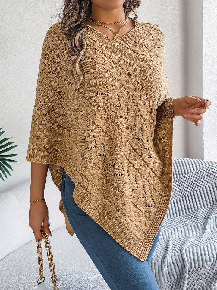 Seralyn Knit Cape Sweater