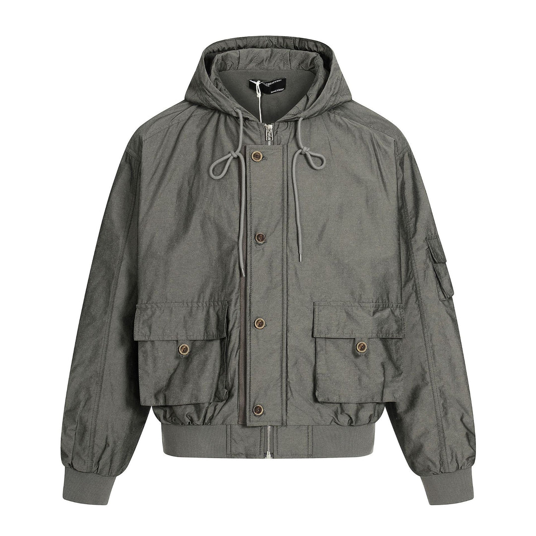 Lyverra™ Vintage Multi-Pocket Lyocell Coat