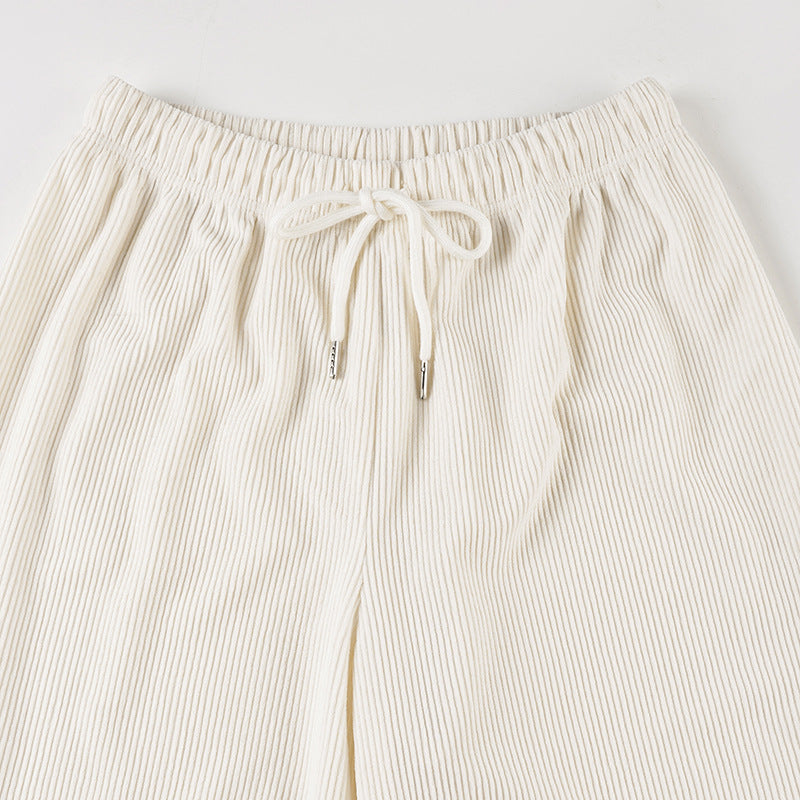 Velorin™ Corduroy Lace-Up Pants