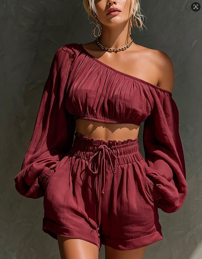 Sorelia Ensemble Short Asymétrique