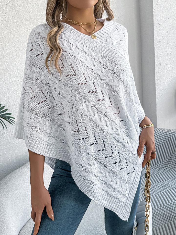 Seralyn Knit Cape Sweater