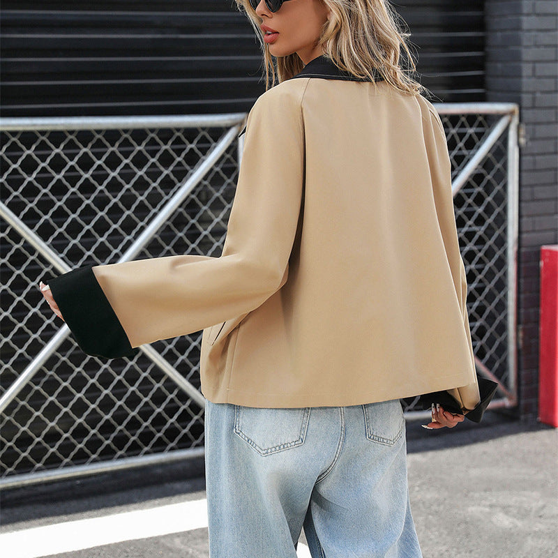 Eryndra™ Color Block Polo Coat