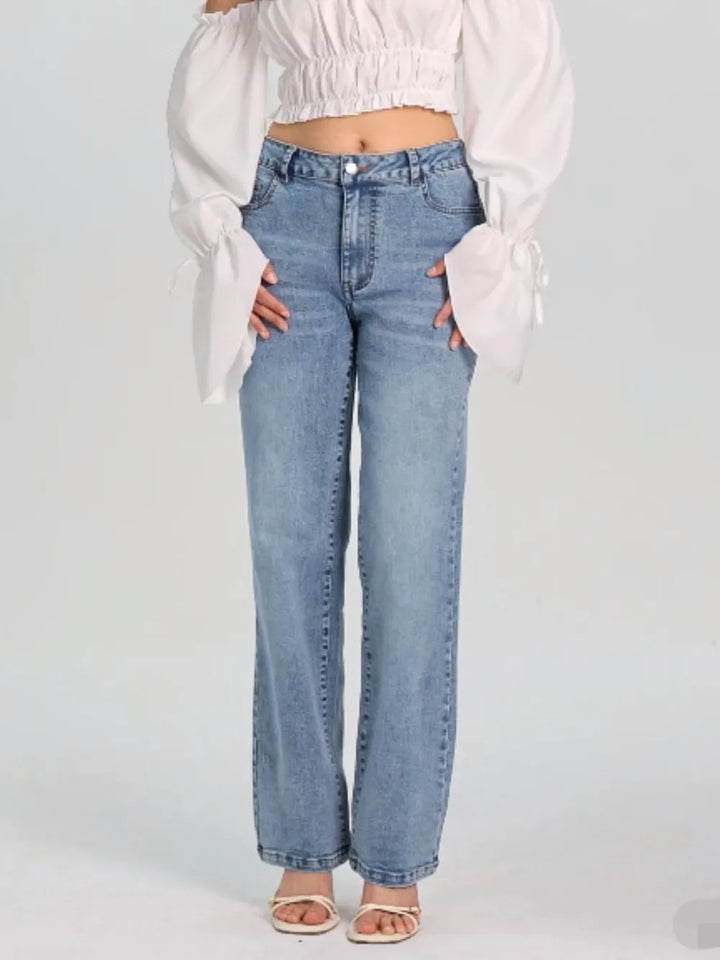 Belvienne Straight Denim