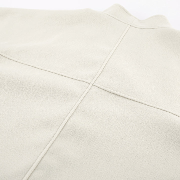 Aurelin™ V-Neck Woolen Short Jacket