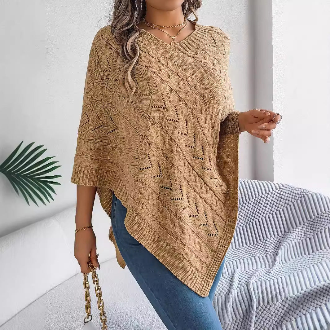 Seralyn Knit Cape Sweater