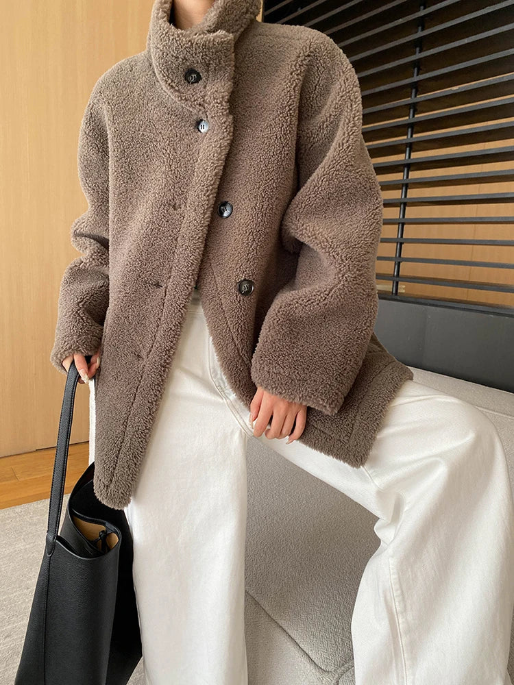 Elvaya™  Lamb Wool Silhouette Jacket