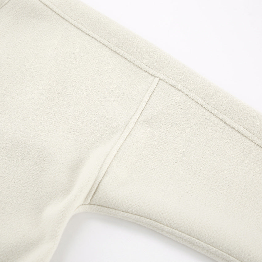 Aurelin™ V-Neck Woolen Short Jacket