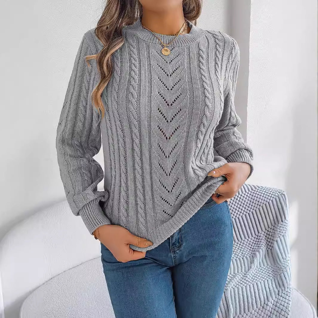 Cavelle Textured Knit Sweater