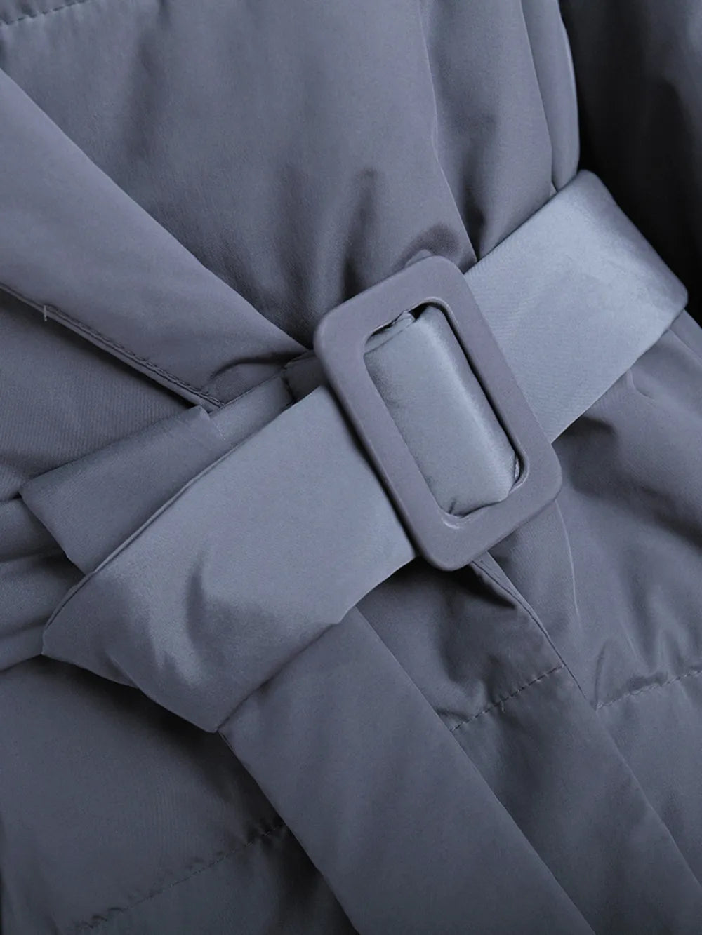 Veluna™ Belted Puffer Coat